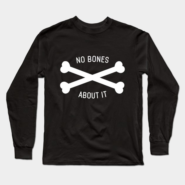 No Bones Long Sleeve T-Shirt by lockholmes